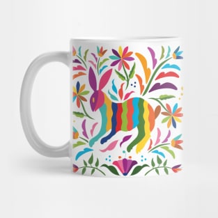 Mexican Otomí Rabbit by Akbaly Mug